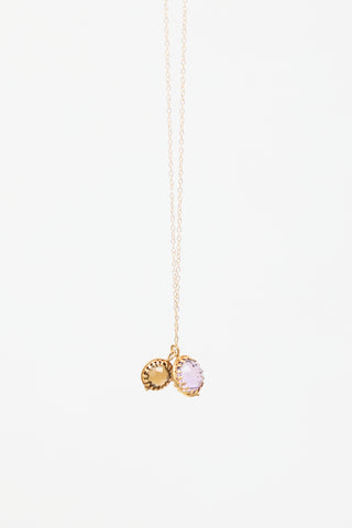 Becky Kelso Gold 
Multi Stone Pendants Necklace