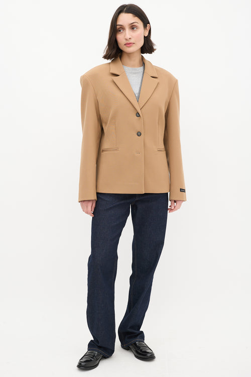 Birgitte Herskind Brown Wool Two Pocket Blazer