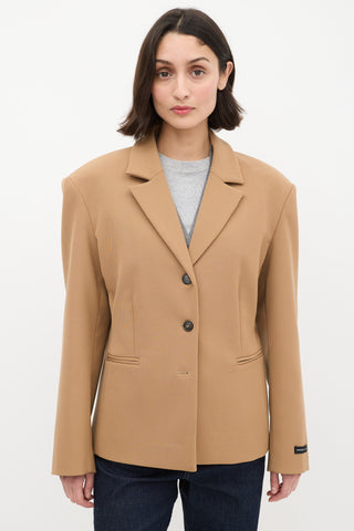 Birgitte Herskind Brown Wool Two Pocket Blazer