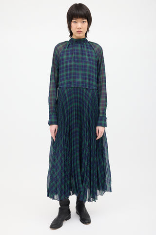 Birgitte Herskind Green 
Navy Tartan Nima Dress