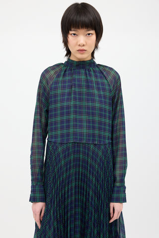 Birgitte Herskind Green 
Navy Tartan Nima Dress