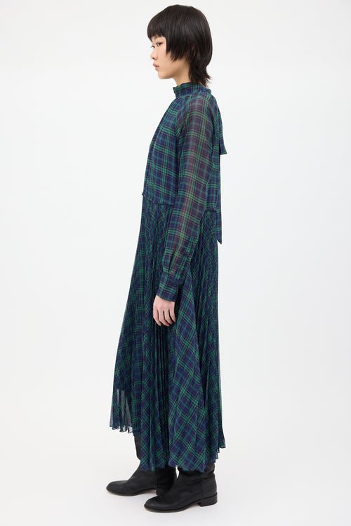 Birgitte Herskind Green 
Navy Tartan Nima Dress