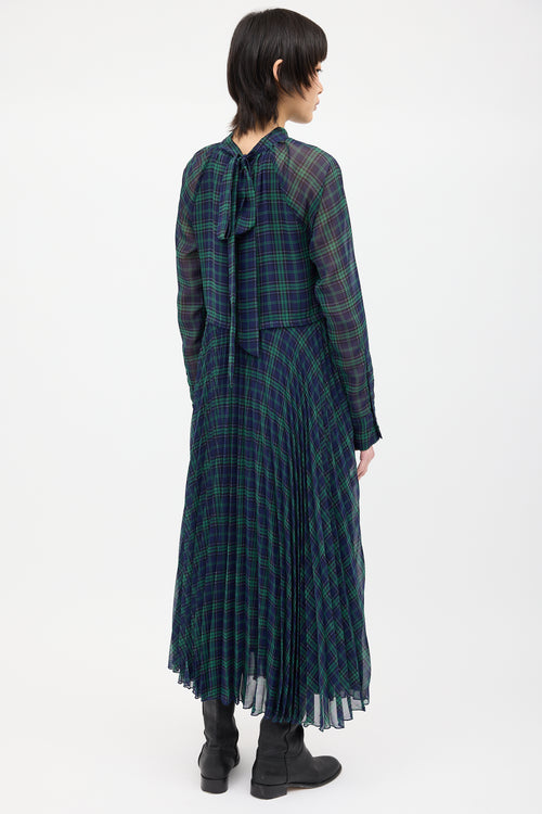 Birgitte Herskind Green 
Navy Tartan Nima Dress