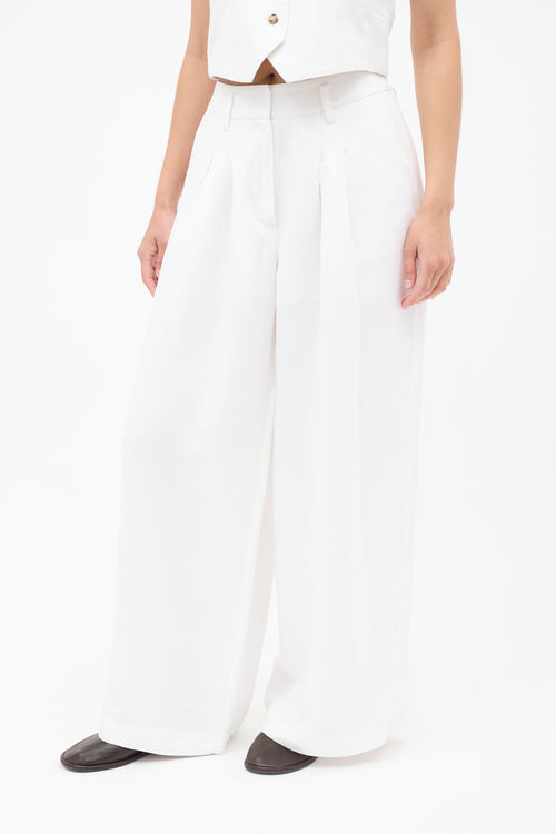 Birgitte Herskind White Mister Vest 
Lotus Trouser Set