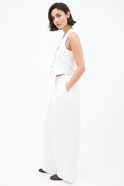 Birgitte Herskind White Mister Vest 
Lotus Trouser Set