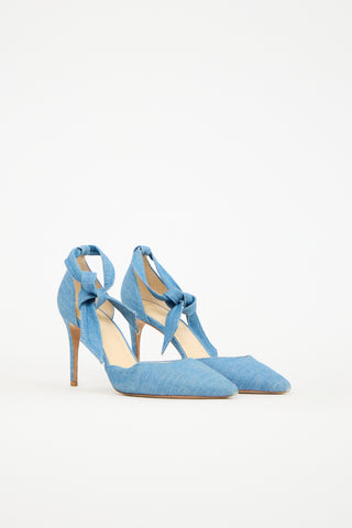 Alexandre Birman Blue Denim Clarita Pump