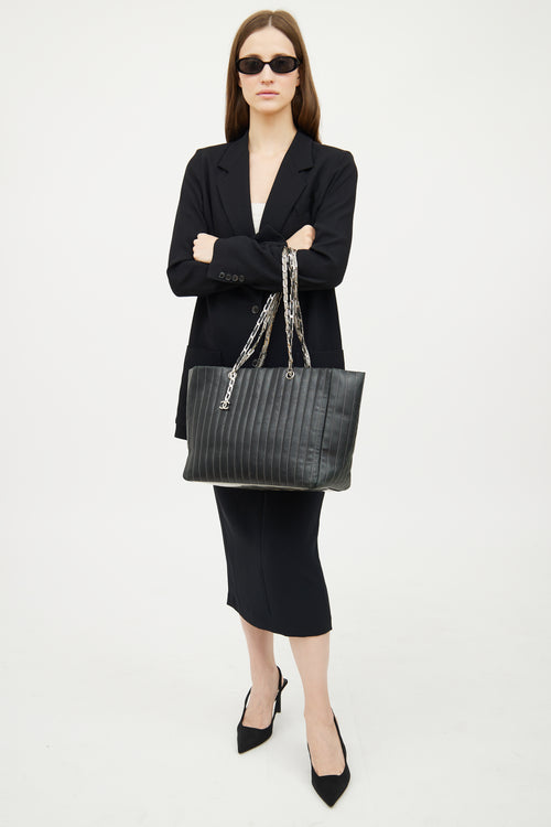 Chanel Black Mademoiselle Ligne Tote Bag