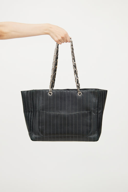 Chanel Black Mademoiselle Ligne Tote Bag