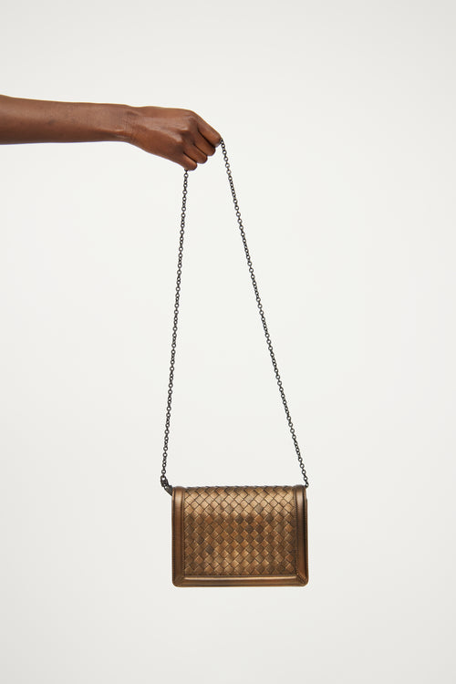 Bottega Veneta Bronze Montebello Chain Bag