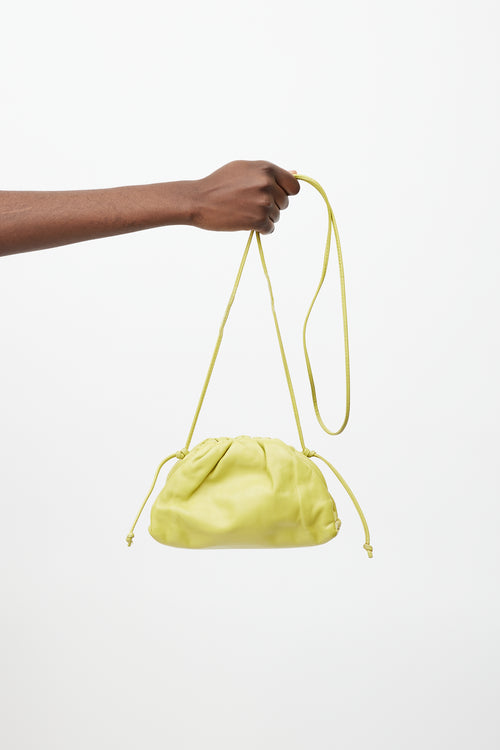 Bottega Veneta Light Green Mini Pouch Crossbody Bag