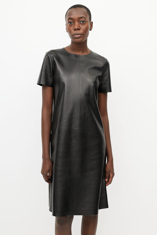 Bottega Veneta 2019 Black Leather  Dress