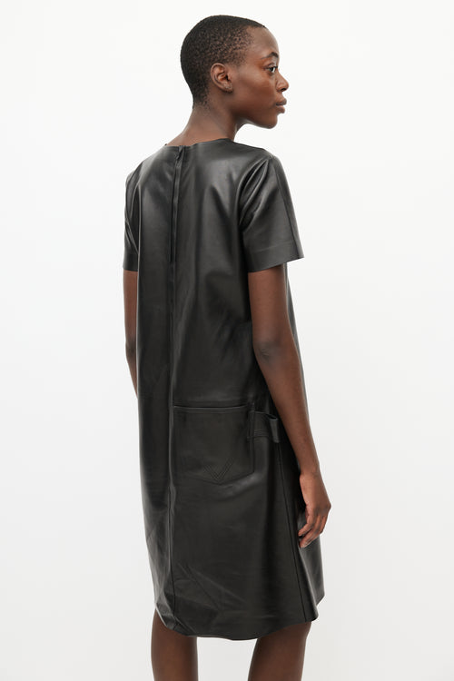 Bottega Veneta 2019 Black Leather  Dress