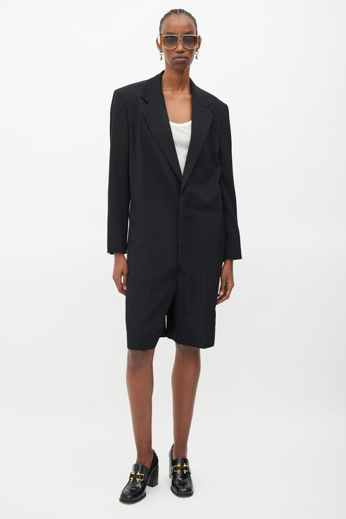 Bottega Veneta S/S 2020 Black Wool Jumpsuit