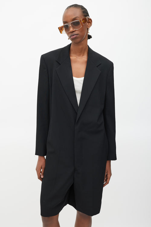 Bottega Veneta S/S 2020 Black Wool Jumpsuit