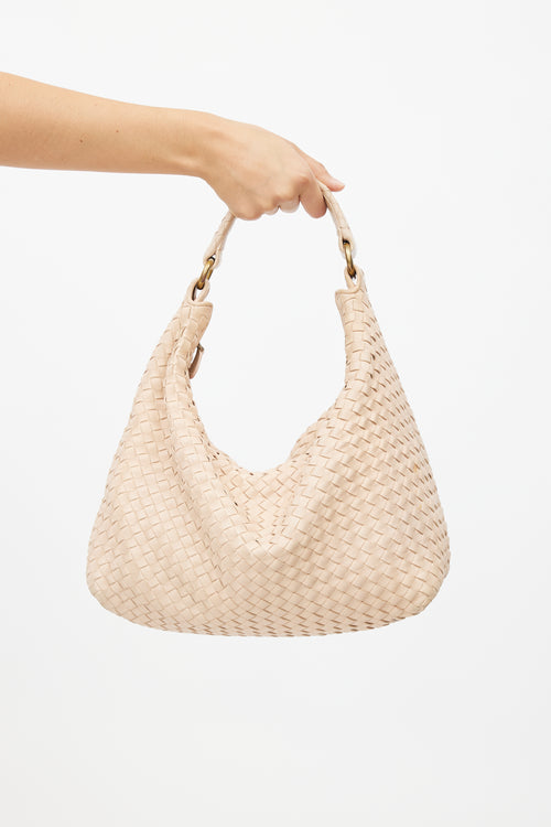 Bottega Veneta Beige Sloane Intrecciato Bag