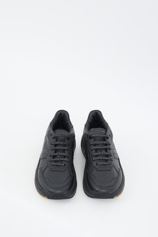 Bottega Veneta Black Leather Speedster Sneaker