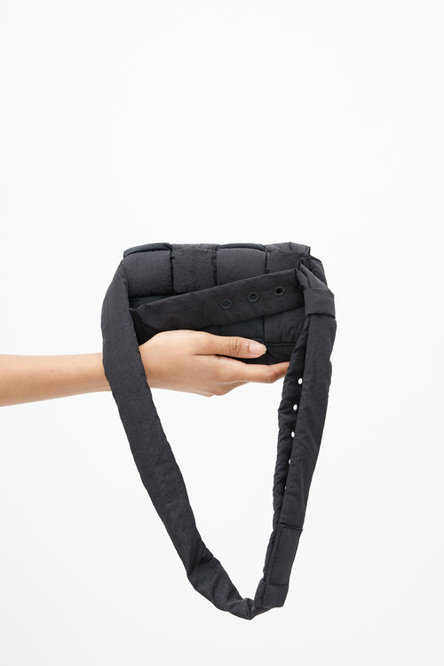 Bottega Veneta Black Padded Cassette Belt Bag