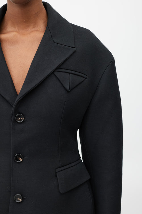 Bottega Veneta Black Two Piece Suit