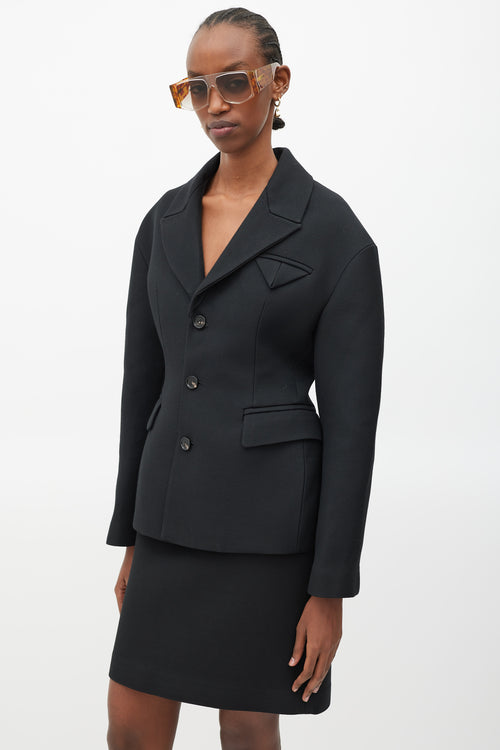 Bottega Veneta Black Two Piece Suit