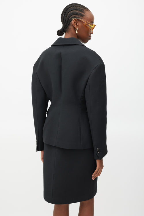 Bottega Veneta Black Two Piece Suit