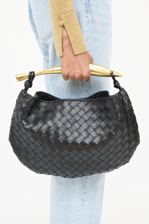 Bottega Veneta Intrecciato Woven Handle Bag