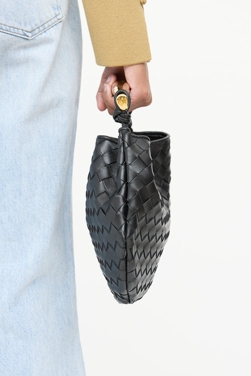 Bottega Veneta Intrecciato Woven Handle Bag