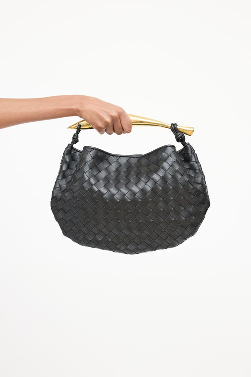 Bottega Veneta Intrecciato Woven Handle Bag