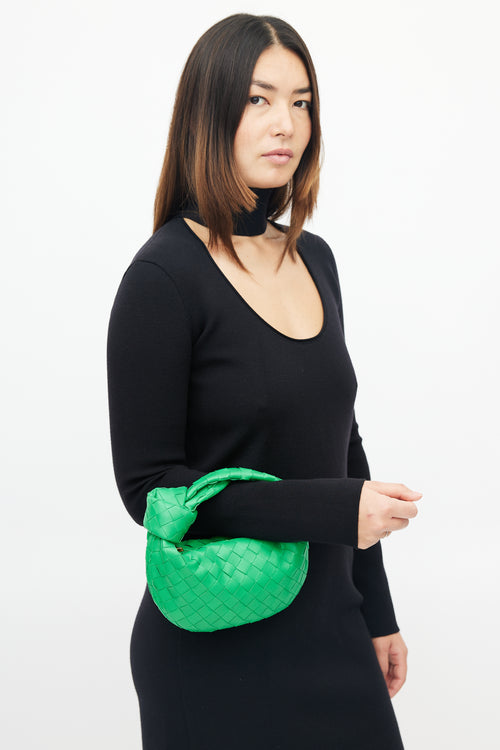 Bottega Veneta Bright Green Mini Jodie Bag