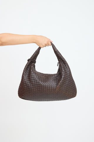 Bottega Veneta Brown Leather Intrecciato Braided Bag