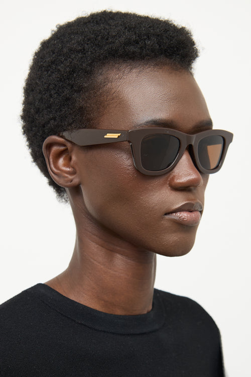 Bottega Veneta BV1147S Brown Sunglasses