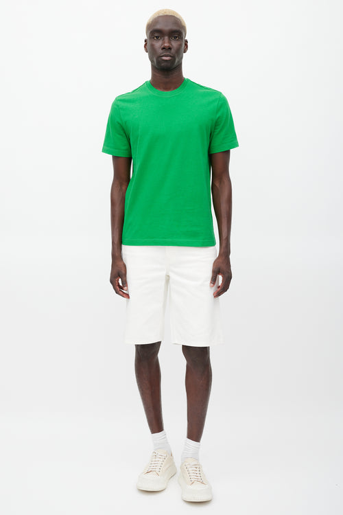 Bottega Veneta Green Crewneck T-Shirt