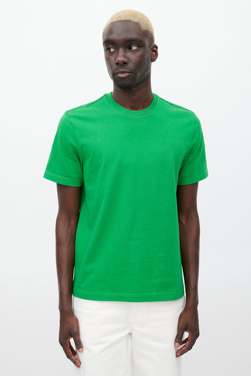 Bottega Veneta Green Crewneck T-Shirt