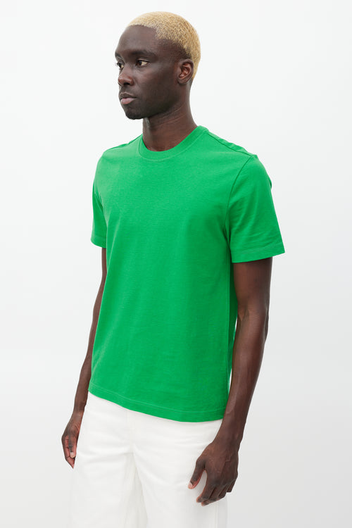 Bottega Veneta Green Crewneck T-Shirt