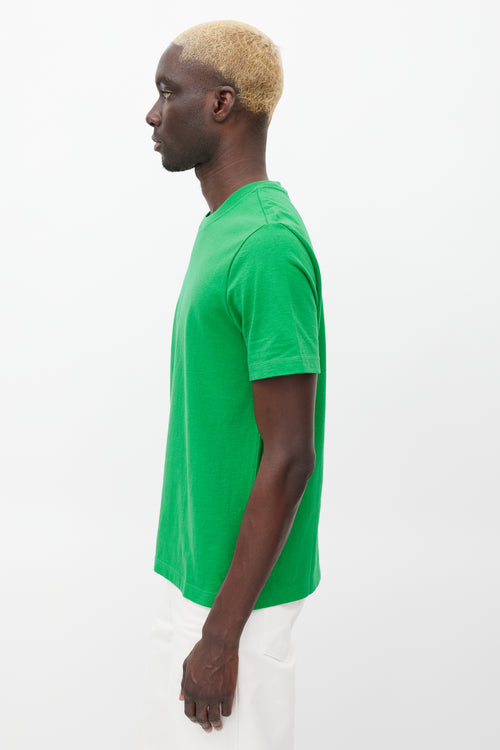 Bottega Veneta Green Crewneck T-Shirt