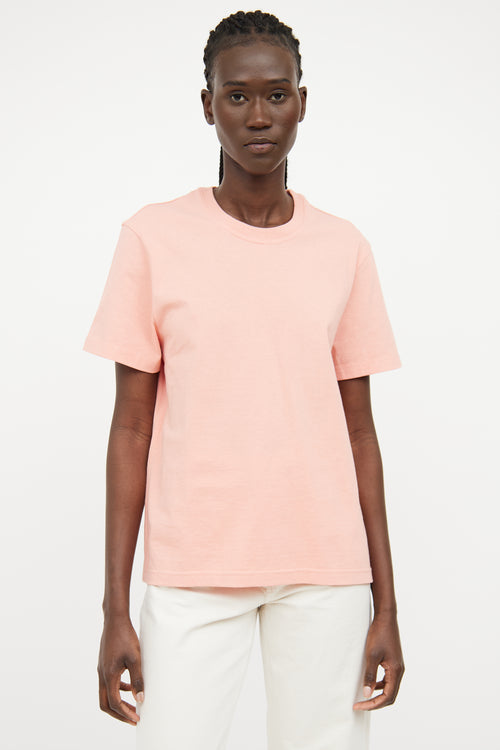 Bottega Veneta Peach Short Sleeve T-Shirt