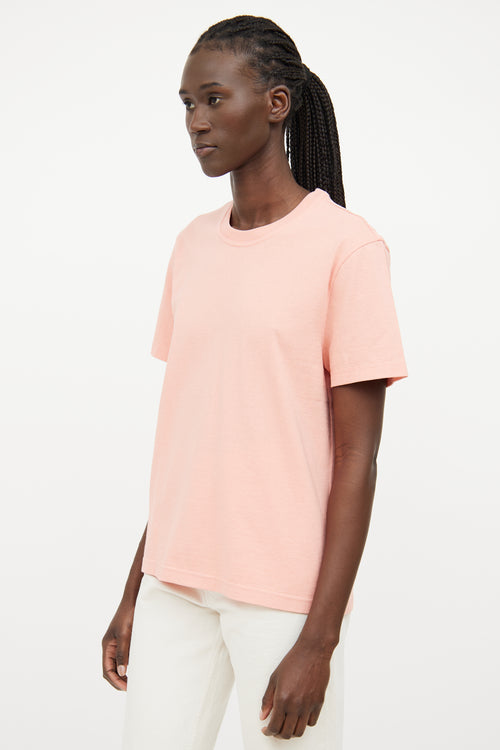 Bottega Veneta Peach Short Sleeve T-Shirt