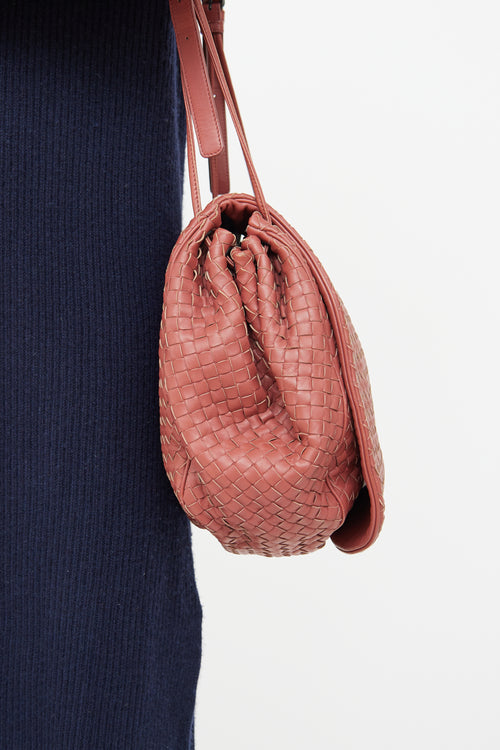 Bottega Veneta Red Messenger Bag