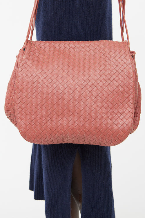 Bottega Veneta Red Messenger Bag