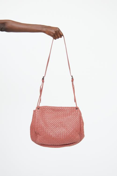 Bottega Veneta Red Messenger Bag