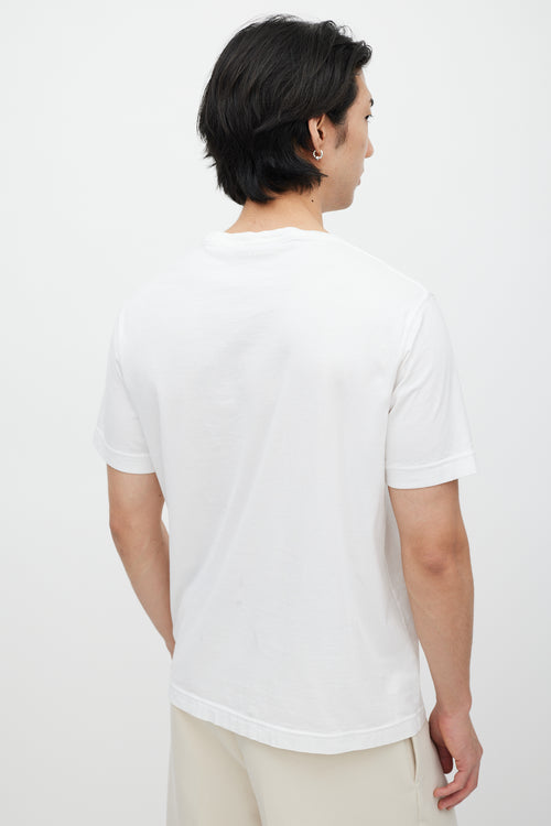 Bottega Veneta White Triangular Pocket T-Shirt