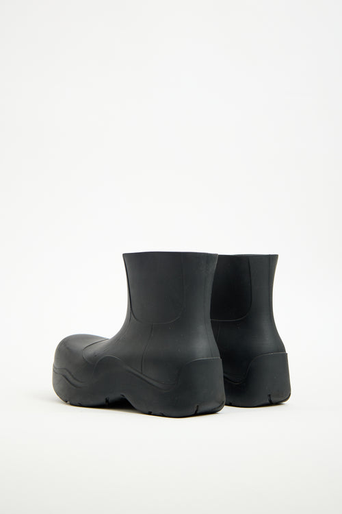 Bottega Veneta Black Rubber Puddle Boot