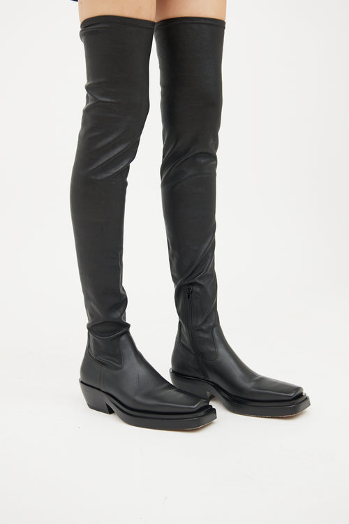 Bottega Veneta Black Lean Boot