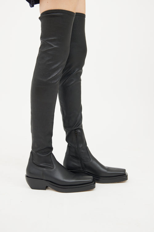 Bottega Veneta Black Lean Boot