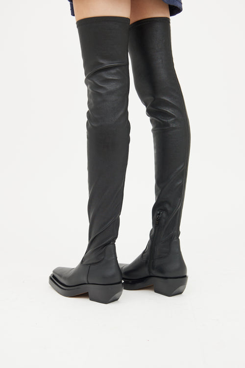 Bottega Veneta Black Lean Boot