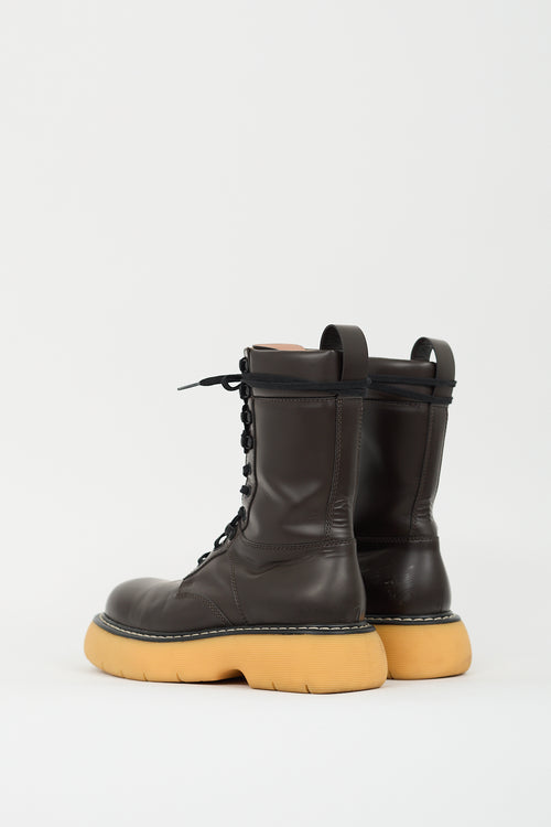 Bottega Veneta Brown Leather Bounce Boot