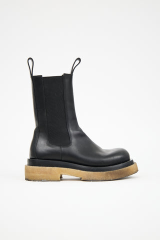 Bottega Veneta Leather Lug Chelsea Boot