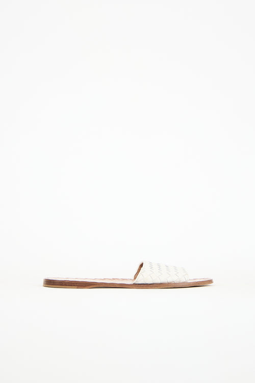 Bottega Veneta Leather Intrecciato Sandal