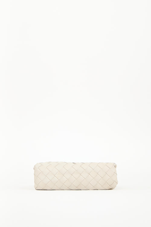 Bottega Veneta Beige Intrecciato Mini Pouch Bag