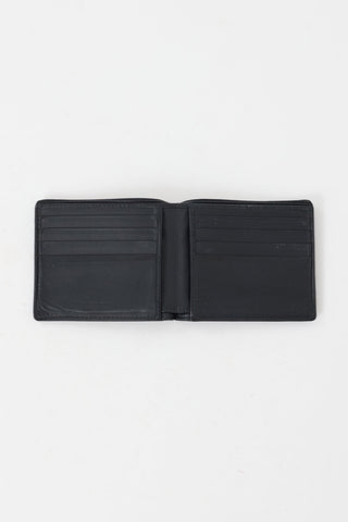 Bottega Veneta Black Intrecciato Leather Bifold Wallet