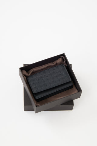 Bottega Veneta Intrecciato Leather Cardholder